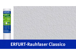 Erfurt Rauhfaser, weiße Tapete