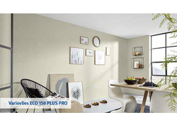 Erfurt Variovlies ECO, Esszimmer vor beiger Wand