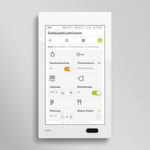 Gira G1 -  intelligente Bedienzentrale für die KNX Gebäudetechnik ©www.gira.de