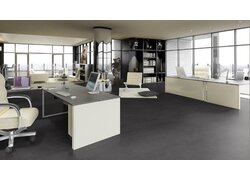 Büro, Bodenbelag, Schreibtisch, Weiß