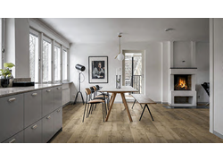 Raumszene, Essbereich, Tisch, Stühle, Bodenbelag, Vinyl