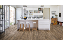 Raumszene, Küche, Stühle, Theke, Bodenbelag, Vinyl