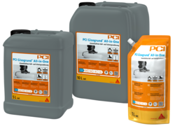 Drei Behälter PCI Gisogrund