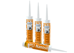 Oranger und Weißer Elastischer Dichtstoff Kartusche