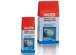 Flächen- und Glättspachtel, im Sack verpackt, zwei verschiedene Größen
