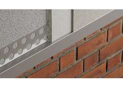 Putzprofile Metall an einer Wand