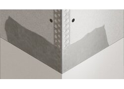 Ecke mit Metall Spachtelprofil