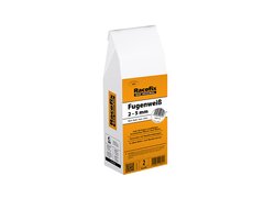 Racofix Fugenweiss, im weißen Sack, stehend