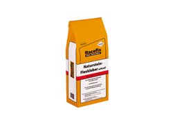 Racofix Naturstein-Flexkleber schnell, im orangefarbenen Sack, stehend