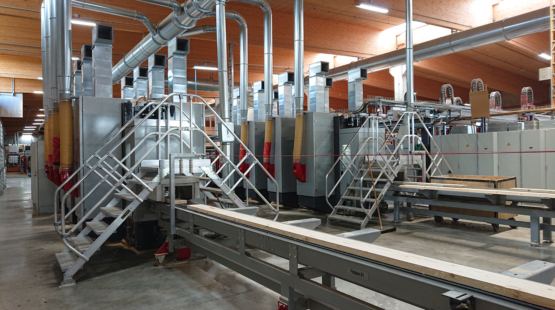 Produktion der Tilly Holzindustrie GmbH