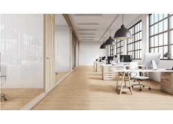 Büro, Fenster, Schreibtisch, Bodenbelag