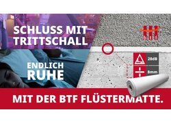 Trittschalldämmung für Ruhe zuhause